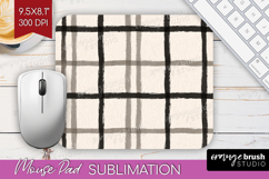 Boho Aesthetic Mouse Pad Sublimation - Minimalist Mousepad Product Image 1