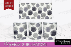 Boho Aesthetic Mug Wrap - Minimalist Mug PNG Sublimation Product Image 1