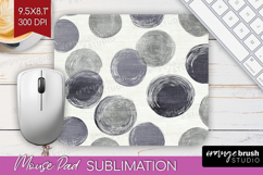 Boho Aesthetic Mouse Pad Sublimation - Minimalist Mousepad Product Image 1