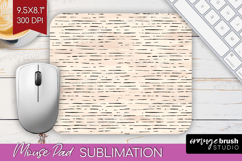 Boho Aesthetic Mouse Pad Sublimation - Minimalist Mousepad Product Image 1