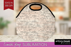 Boho Aesthetic Lunch Bag - Minimalist Lunch Bug PNG Product Image 1