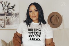 Resting Witch Face PNG Sublimation | Halloween Cricut Product Image 2