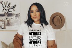 Spooky Vibes Groovy PNG Sublimation Design Product Image 2