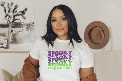 Spooky Vibes Retro Gradient PNG Sublimation Halloween Product Image 4