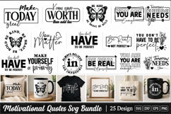 Boho Motivational Quotes Svg Bundle Product Image 1