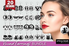 Boho Mystical Earrings Sublimation Celestial Earrings Bundle