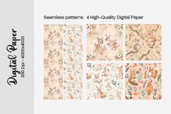 Nursery Boho digital paper Seamless backgrounds Product Image 1