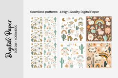 Nursery Boho digital paper Seamless backgrounds Product Image 1