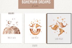 Boho nursery nautical printable posters - 8 prints Product Image 1