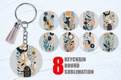 Boho Organic Shape Keychain | Keyring Product Image 1