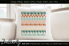 Boho Abstract Pattern SVG Boho Farmhouse Sign Pillow Design Product Image 4