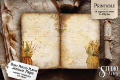 Boho Potted Plants Junk Journal Pages Product Image 2