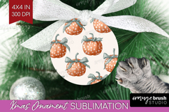 Boho Pumpkin Ornament PNG - Coquette PNG Sublimation Product Image 1