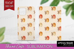 Boho Pumpkin Phone Case PNG - Coquette Case PNG Sublimation Product Image 1