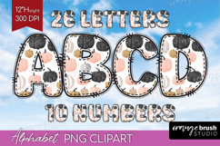Pumpkin Doodle Aphabet Clipart - Autumn Letters PNG Product Image 1