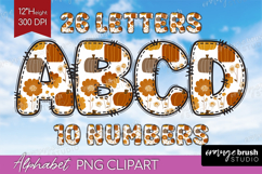 Pumpkin Doodle Aphabet Clipart - Autumn Letters PNG Product Image 1