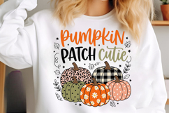 Boho Pumpkin PNG, Preppy Fall Pumpkin Sublimation Product Image 2
