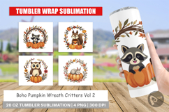Tumbler Boho Pumpkin Critters Product Image 1