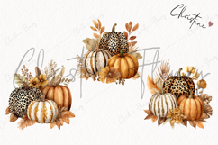 Boho Fall Pumpkins PNG | Fall PNG Product Image 3