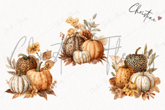 Boho Fall Pumpkins PNG | Fall PNG Product Image 3