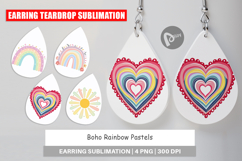 Earring Boho Rainbow Pastels Product Image 1