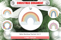 Ornament Boho Rainbow Pastels Product Image 1