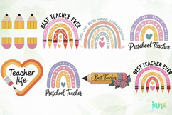 Boho Rainbow Teacher Sublimation Product Image 8