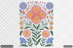 Boho Retro Flower SVG Sublimation Bundle Product Image 8