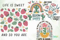 Boho Retro Quotes Sublimation Product Image 1