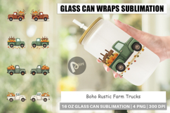 Glass Can Boho Farm Trucks Product Image 1