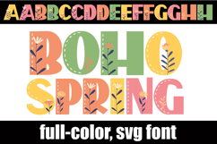 Boho Spring Color Font Product Image 3