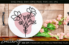 Boho flower SVG Cut Files Floral SVG Summer Flower Vectors Product Image 2