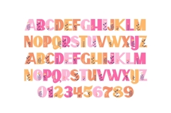 Boho Spring Color Font Product Image 7