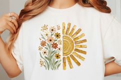 Boho Summer Sunflower PNG Product Image 3