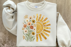 Boho Summer Sunflower PNG Product Image 4