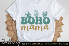 Boho Mama SVG Cut File Mothers Day SVG Boho T-shirt Mug Tote Product Image 2