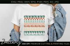 Boho Abstract Pattern SVG Boho Farmhouse Sign Pillow Design Product Image 6