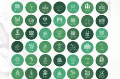 boho travel agent instagram story stickers green