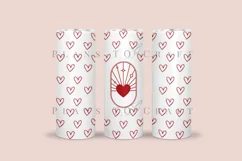 boho valentine skinny tumbler sublimation wrap with high resolution and transparant background are for 20oz and 30oz skinny tumbler
