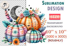 boho-watercolor-pumpkin-autumn-clipart