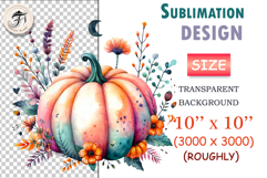 boho-watercolor-pumpkin-autumn-clipart
