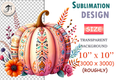 boho-watercolor-pumpkin-autumn-clipart