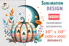 boho-watercolor-pumpkin-autumn-clipart