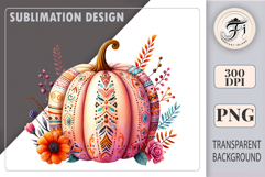 boho-watercolor-pumpkin-autumn-clipart