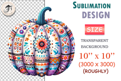 boho-watercolor-pumpkin-autumn-clipart