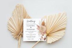Watercolor Boho Clipart, Watercolor clipart wedding floral Product Image 5