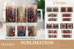 Boho Western Tumbler Wrap Designs Being used as popular Sublimation 40 Oz Tumblers