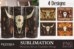 Boho Western tumbler design for sublimation being used as trendy 20 oz tumbler wrap print