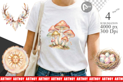 Woodland Nature Ephemera Sublimation Product Image 1