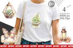 Woodland Nature Ephemera Sublimation Product Image 1